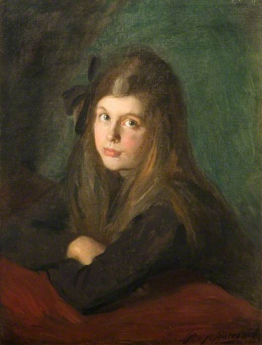 Harcourt, George, 1868-1947; Portrait of a Young Girl